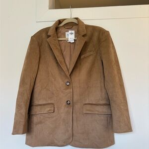 NWT Abercrombie & Fitch Women's Suede Blazer